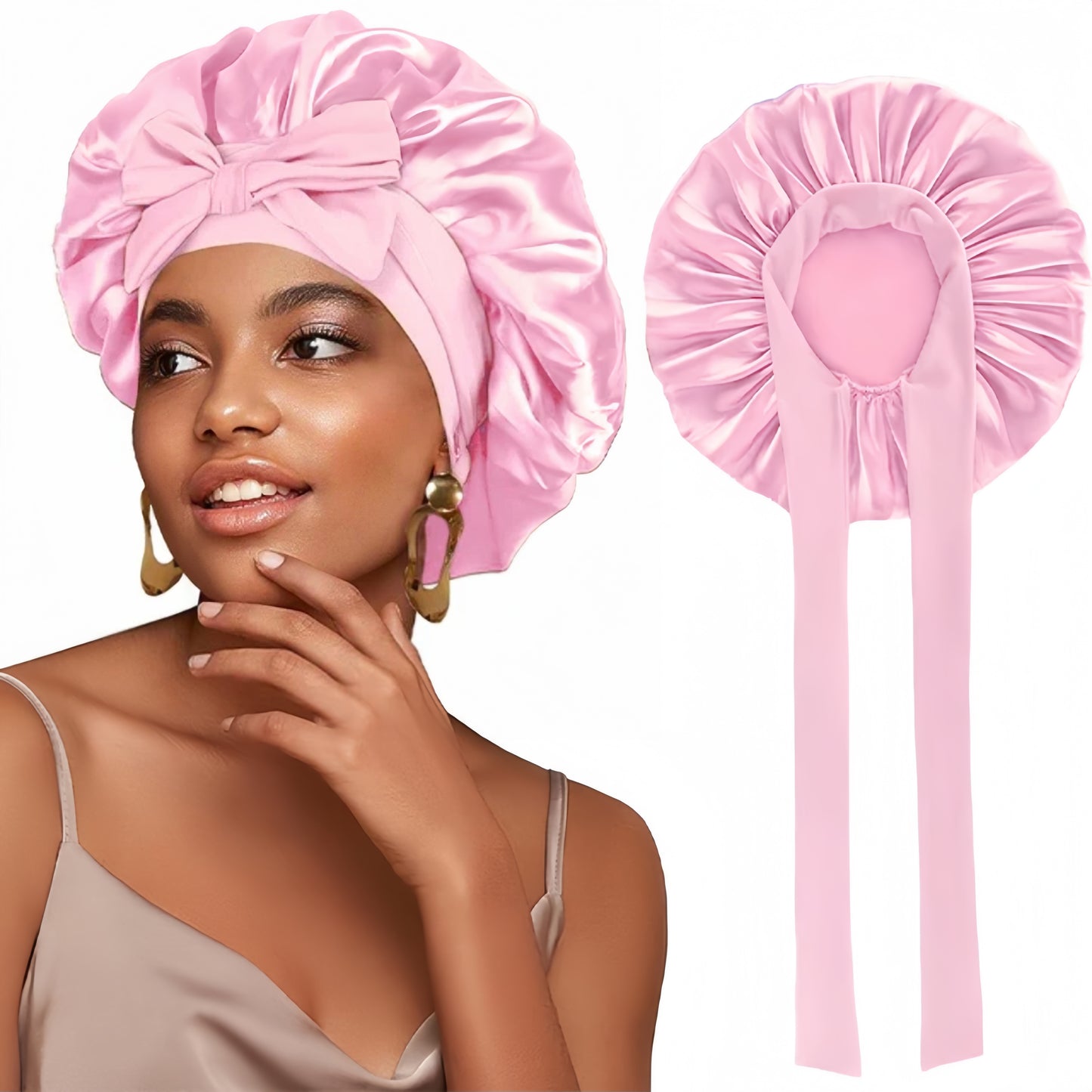 Bonnet de Nuit en Satin