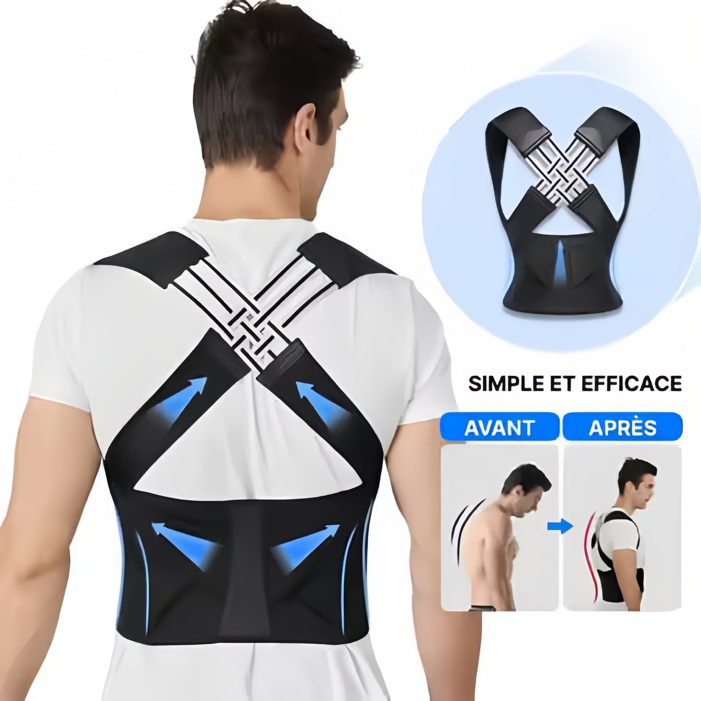 Correcteur de posture dorsale