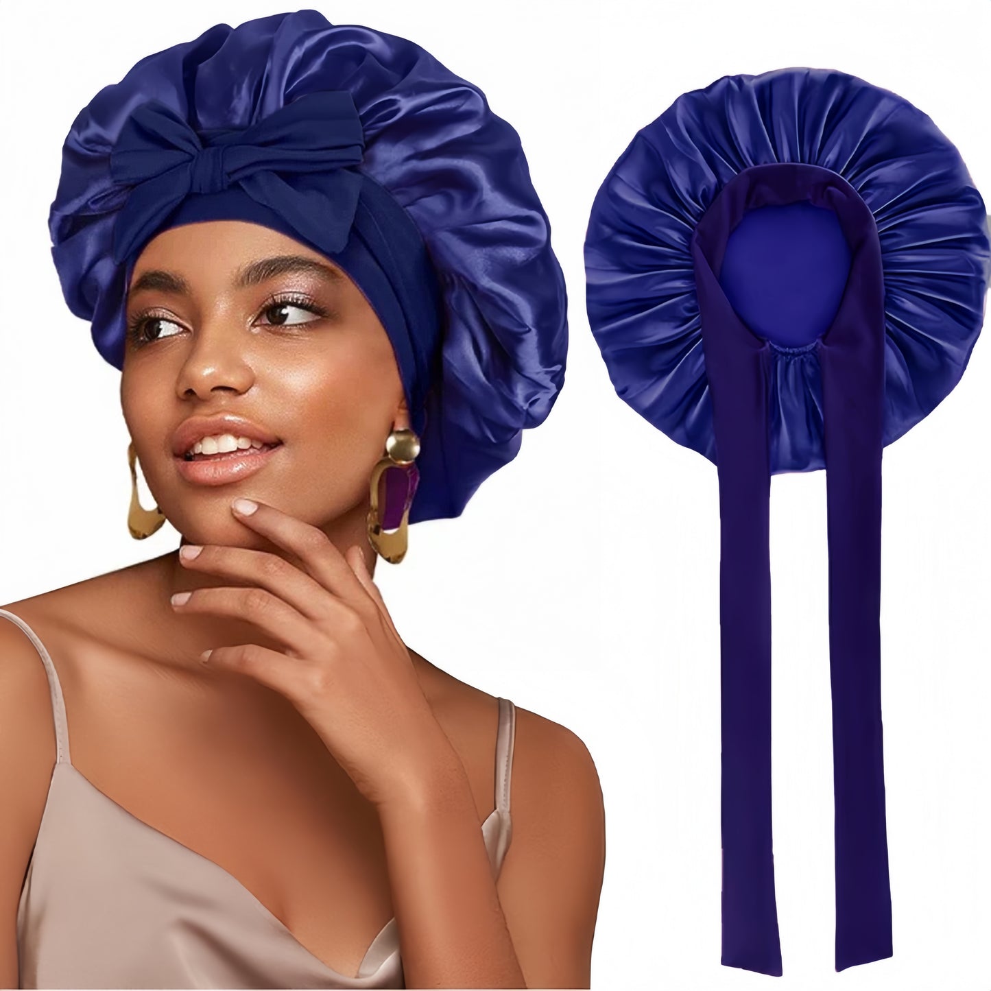 Bonnet de Nuit en Satin