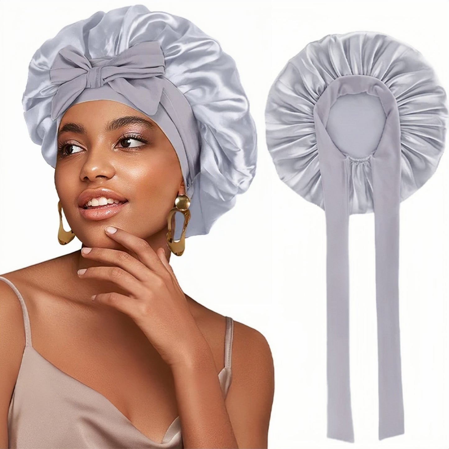 Bonnet de Nuit en Satin