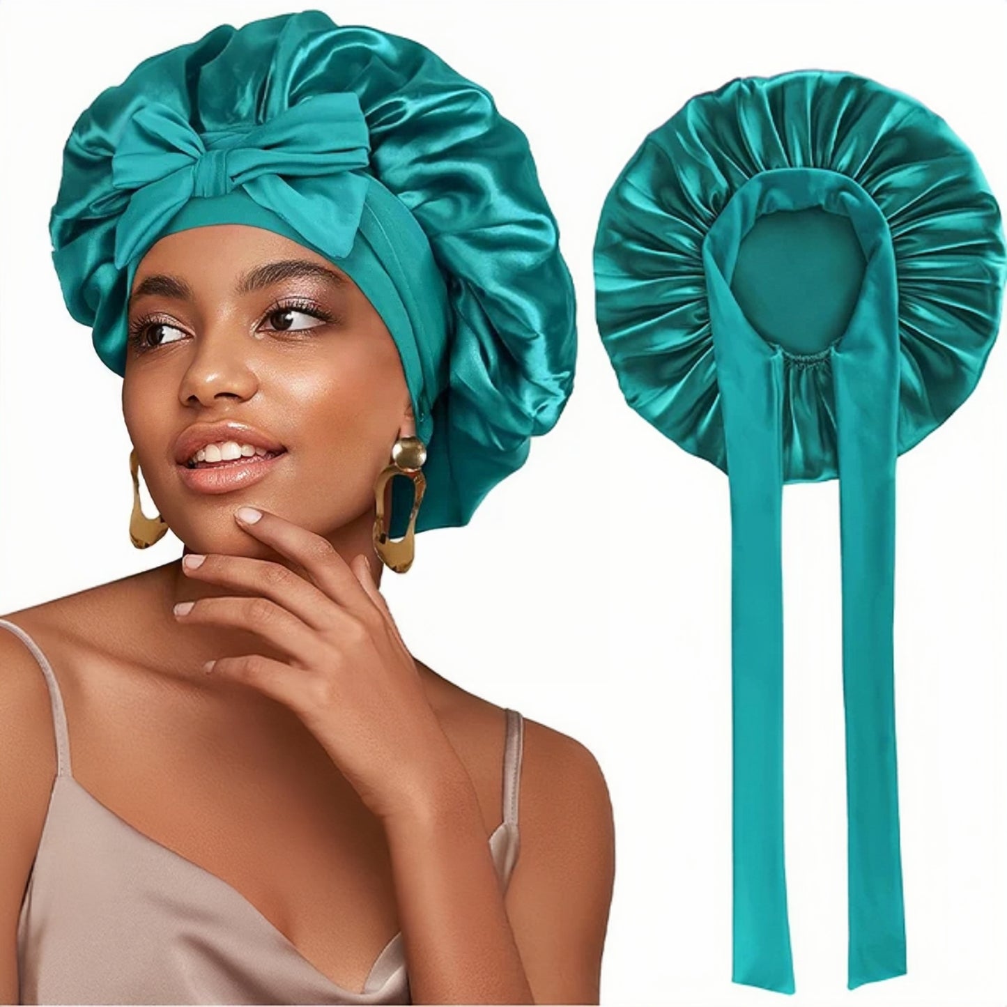 Bonnet de Nuit en Satin